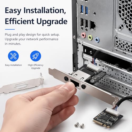 Tarjeta de Red Ethernet Intel i226-V de 2.5 Gbps para Servidor, interfaz M.2 A+E/B+M, compatible con youyeetoo X1, K1, R1 y SBC miniatura 7