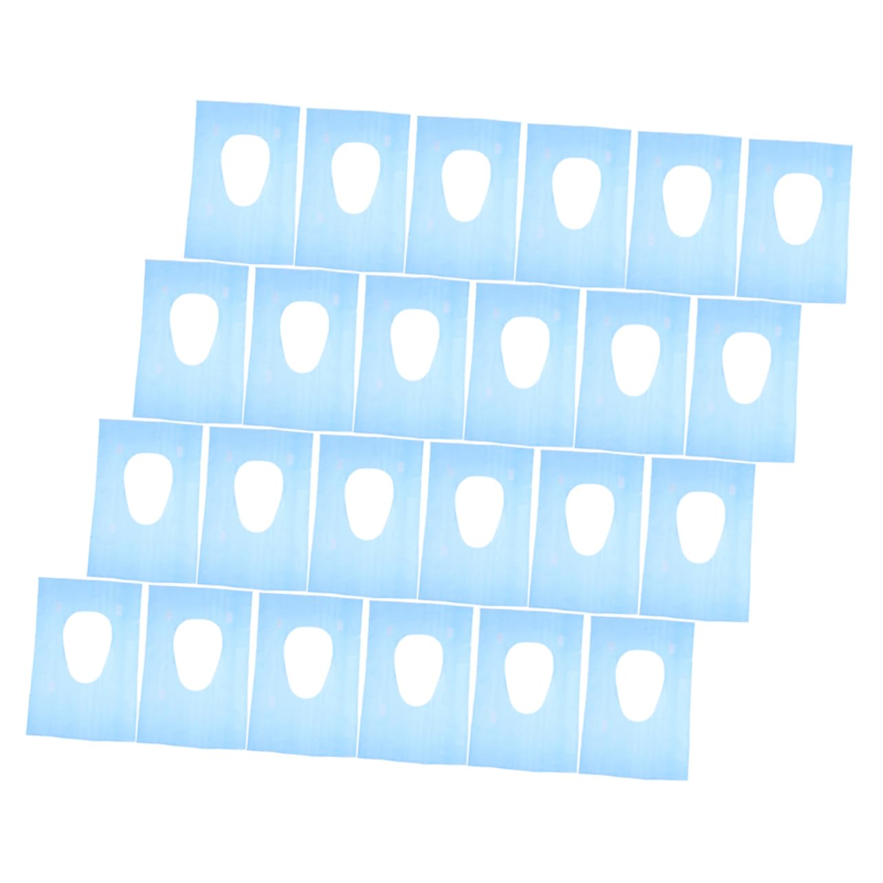 Anneome Seats Cover Disposable 30pcs Travel Toilet Seat Pads Hotel Use Large Size 40x60cm Soft Skin-Friendly