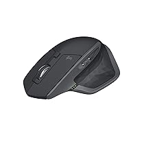 Logitech MX Master 2S wireless mouse Bluetooth Edition, multistrato, scorrimento veloce, ergonomico, ricaricabile, collega fino a 3 computer Mac, PC, Grafite