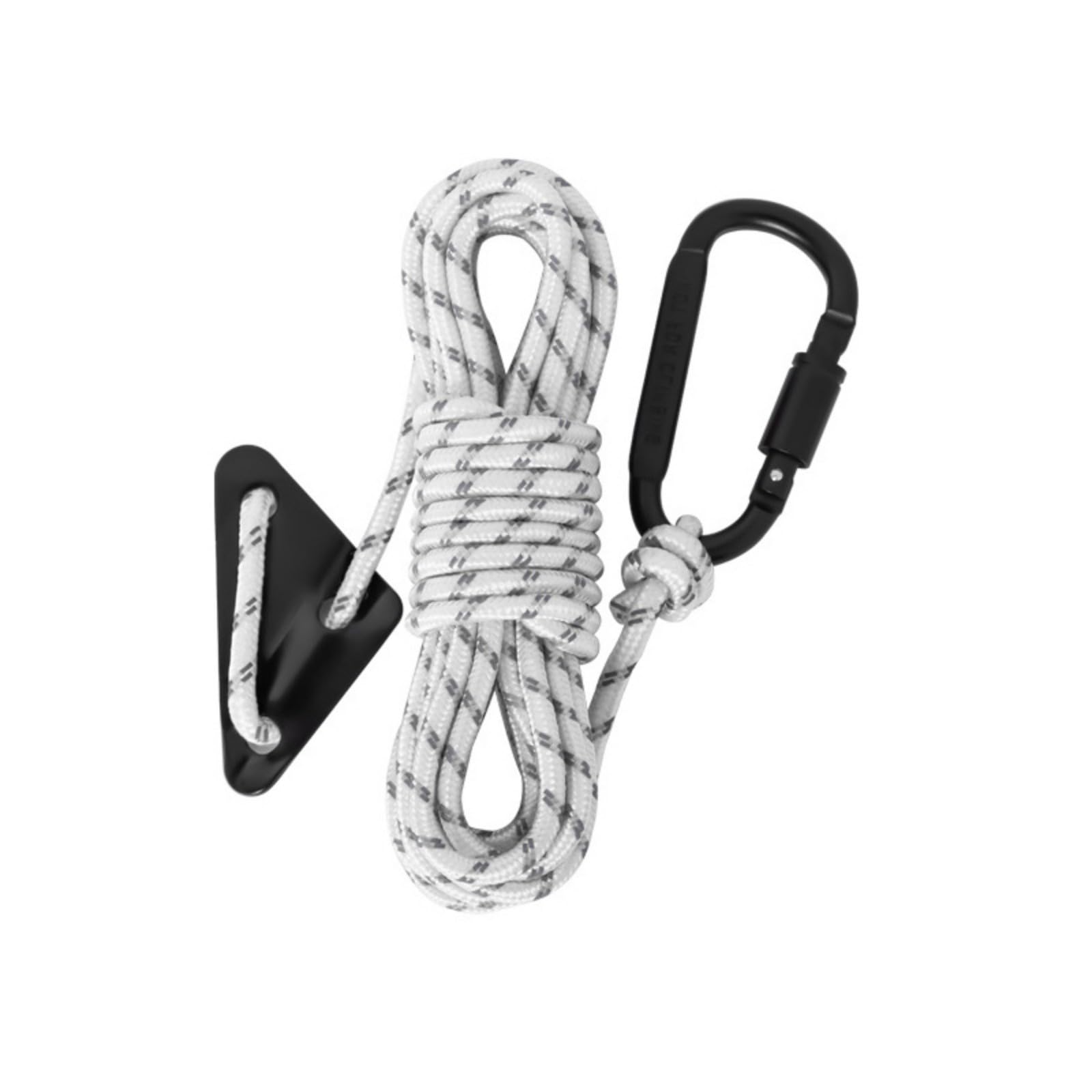 Apglsxy White Black 5Lots Durability Reflective Tent Cord Outdoor Tent Rope Safe Nighttimes Rope For Stable Outdoor Shelters Camping Awnings