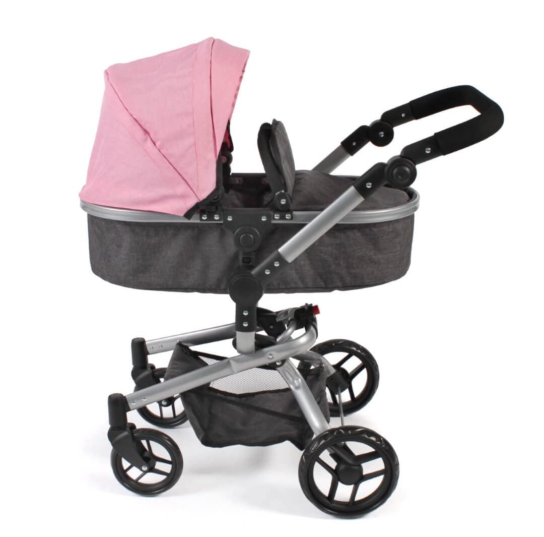 Bayer Chic 2000-Carrito para muñecas Yolo color rosa. (593 86), de 4 a 8 años.