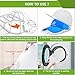 Eiito Hat Washer Cage Hats Cleaner, Hat Washer for baseball caps for Washing Machine or Dishwasher, Ball Cap Washer Frame for Flat & Curved Hats.2-Pack White