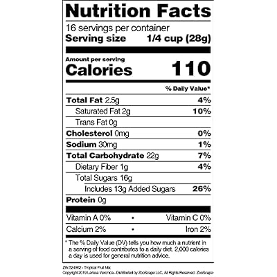 Tropical Fruit Mix (16 oz, ZIN: 524962)