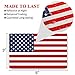 Anley 5 X 3 inch American Flag Decal - Patriotic Stars Reflective Stripe US National Flag Car Stickers - Support Military (3 Pack)