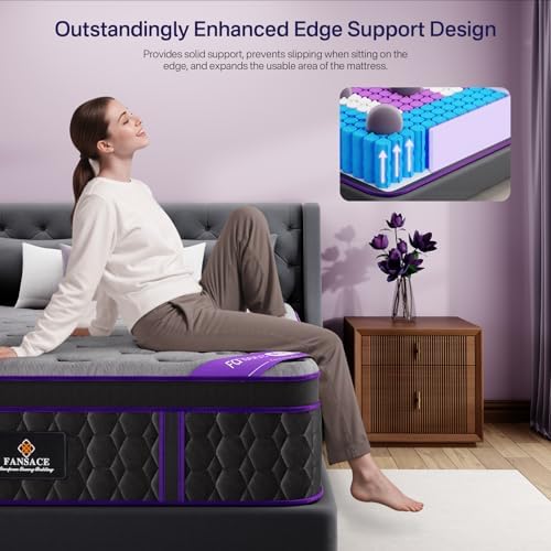 (Luxury Hotel) 12 Inch King Size Hybrid Mattress in a Box, Medium Firm - 4
