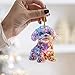Colorful Desktop Standing Decoration Acrylic Desktop Decoration Sign Acrylic Decorative Sign Cat Colorful 2D Flat Print Miniature Cat Decorative Desktop Dec Glass Bead Garland with Tassels (B, A)