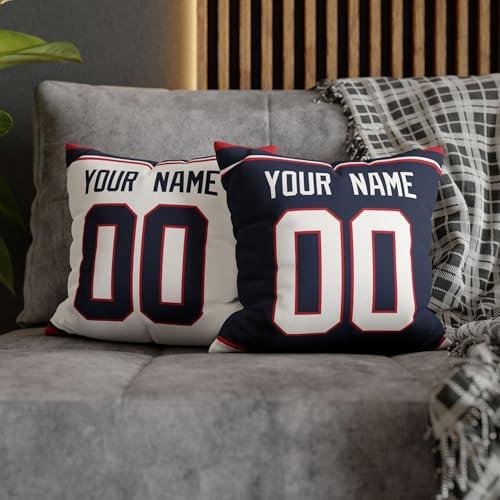 Image of ANTKING Columbus Throw Pillow Personalized Custom Any Name and Number for Men Women Boy Gifts