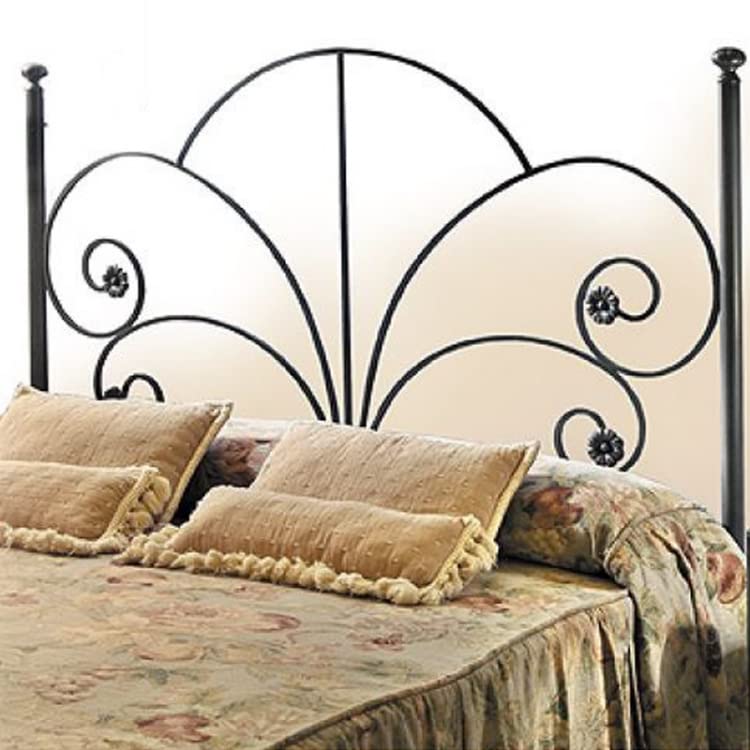 Genérico Cabecero de forja Modelo Aracena, Hecho a Mano en Nuestros Talleres Andaluces. Disponible en Varias Medidas y Colores (para Cama de 90 cm, Black)