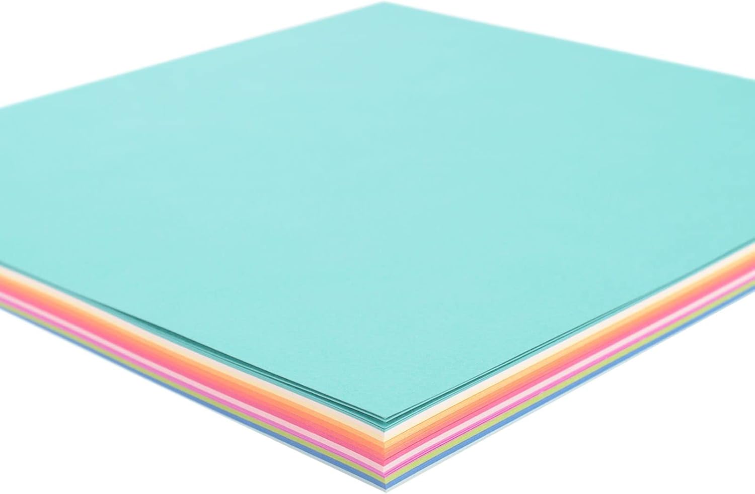 Vaessen Creative Florence Smooth Cardstock, Summer Colours Mix, 216 Grams, 12x12 Inches, 60 Sheets, for Scrapbooking, Card Making, Die Cutting and Other Paper Crafts, Multi, 30.5 x 30.5 cm