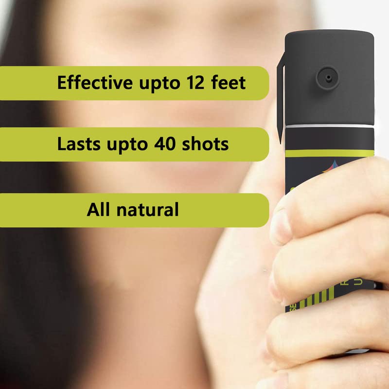 Image of Pepper Spray Self Defence for Women Safety 55ml /Each (Black, Pack of 2)