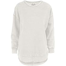 Royce Brand Melange Poncho Fleece Long Sleeve Crew Neck Hi-Lo Round Bottom