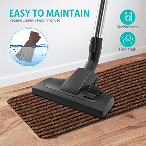 Tostair Non-Slip Stair Treads For Wooden Steps,8" X 30" (15-Pack), Pre-Applied Adhesive, Anti Slip Indoor Staircase Carpets Runners Rugs Safety For Elders, Kids And Dogs,Brown #TOP4