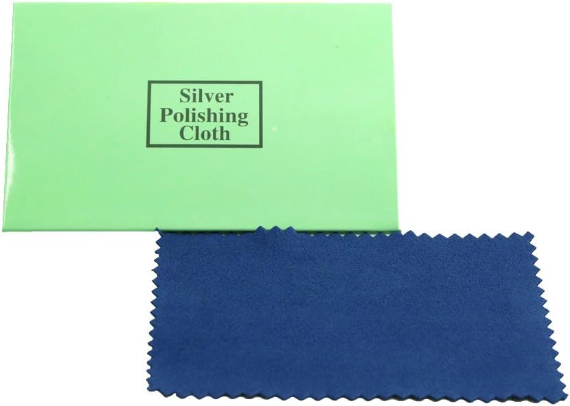 Microfiber Individually Packed Premium Jewelry Cleaning Cloth, Polishing Cloth for Silver, Gold, Brass & Most other Metals - 10 Pack