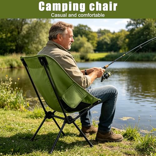 Chaise de camping pliante légère au design ergonomique et durable - 7