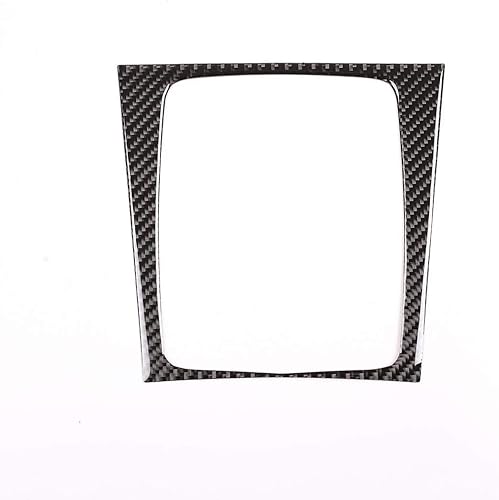 Miniatura 6 de YIWANG Etiqueta engomada del marco de la decoración del cambio de engranajes del interior del coche de fibra de carbono real para Mercedes Benz