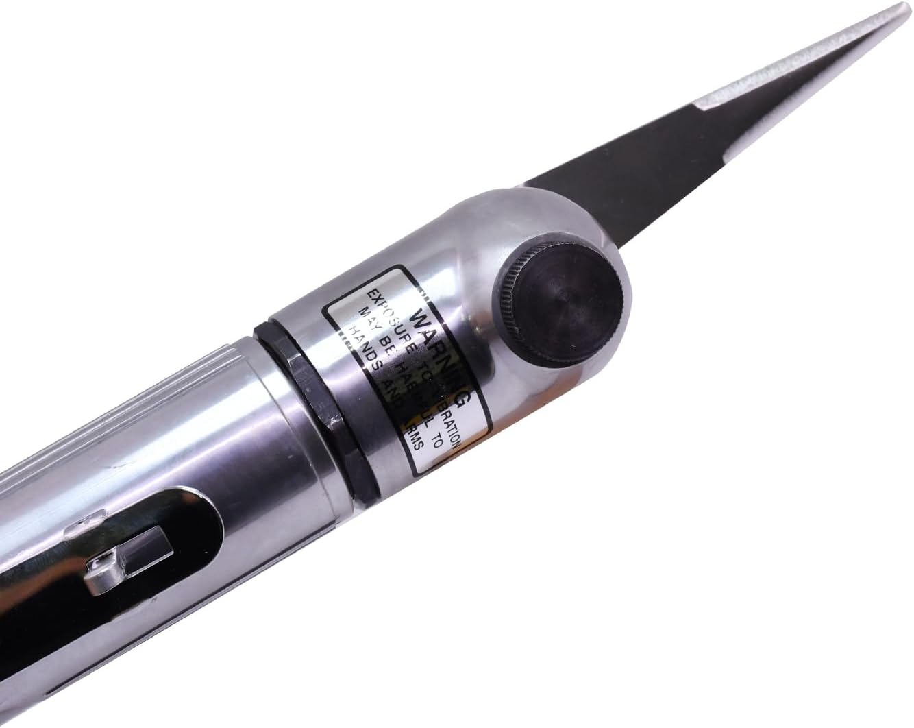 Jitterbug Pneumatic Air Windshield Remover Air Cut Out Knife Pneumatic Window Sealant Cutter Windshield Cutting Blades for Auto Glass Car Window Windshield Windscreen Removal Tool