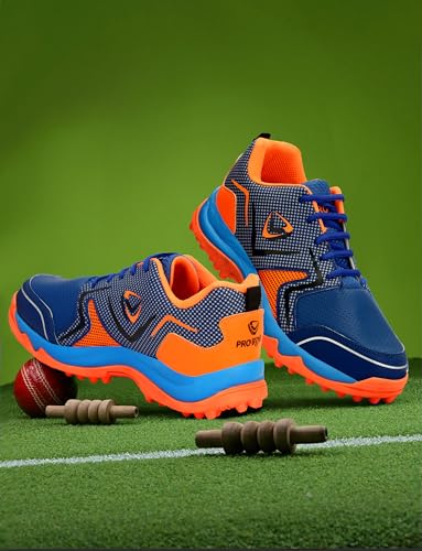 Image of PRO KVH Plus 2.0 Cricket Shoes for Men's - Fast Strap Rubber Spikes, Lightweight,Performance, Comfort, and Durability Shoe for All-Round Performance