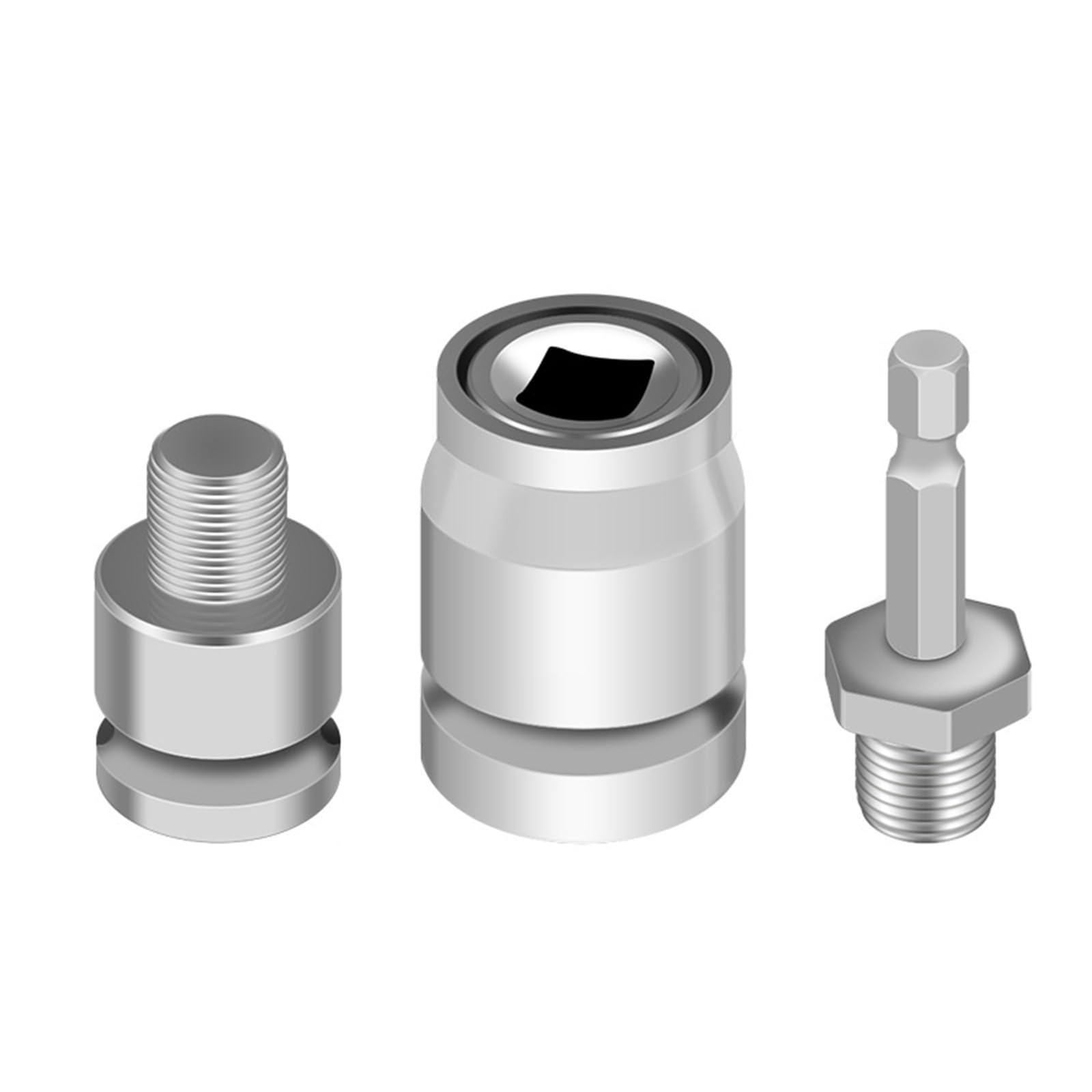 Yhplxyuus Impacts Wrench To Electric Hammer Adapter High Carbon Steel To Hammer Converters Drill Chucks Adapter For Square Electric Socket