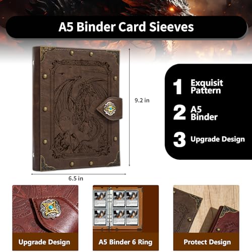 Image of 4 Pocket Card Binder Cards Holder,240 Pockets Card Collection Album | Card Holder Binder with Removable,Card Folder for Trading Cards,Sports Cards