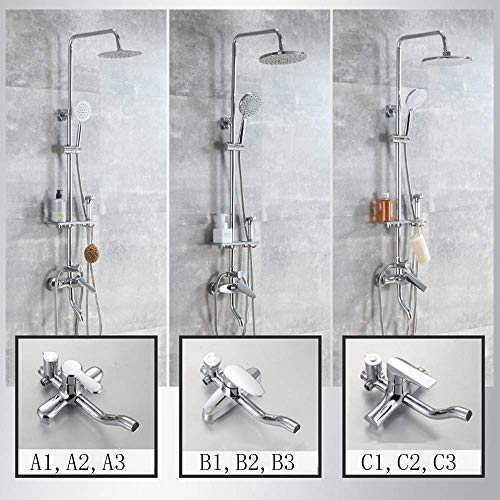Ensemble de douche haute pression résistant au calcaire et fuites - 3