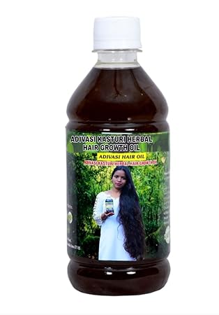ADIVASI KASTURI HERBAL HAIR GROWTH OIL Pure Adivasi Hair Growth And Hair Fall Control Oil (250 ML)