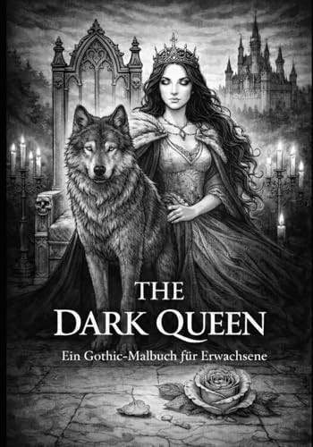 The dark queen: ein gothic malbuch für erwachsene