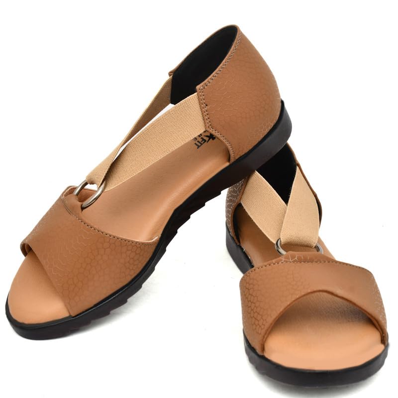 Image of HEALTH FIT Extra Soft Ortho Care Diabetic & Orthopedic Sandal /Doctor Sandal-With Back Support Footwear & stylish for Girl's /Women's