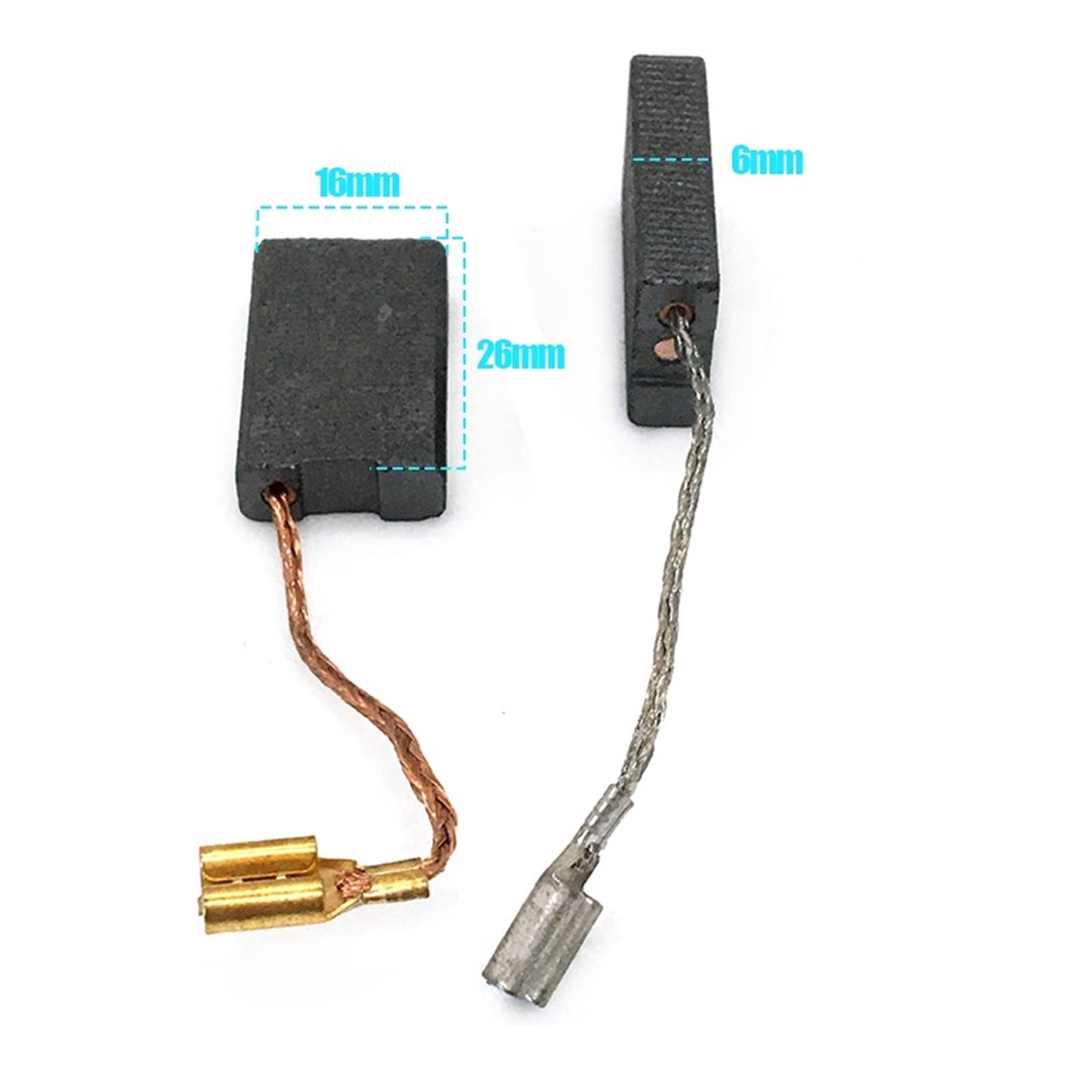 2 pz Spazzola di Carbone Sostituire GBH11DE GBH 11DE 1617014126 Martello Demolitore Pezzi Ricambio No Auto e Con(2pcs Auto)