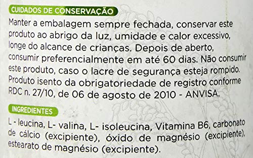 W Vegan BCAA Vegan 100 Cápsulas, Sem cor