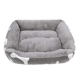  lit pour Chien Lit for Chien Tapis Maison Warm Hiver Pet Maison Nid Chien lit avec chenil for Petit Moyen Chiens Nid Petshop cama Perro (Color whitebone, Size : 56x45cm)