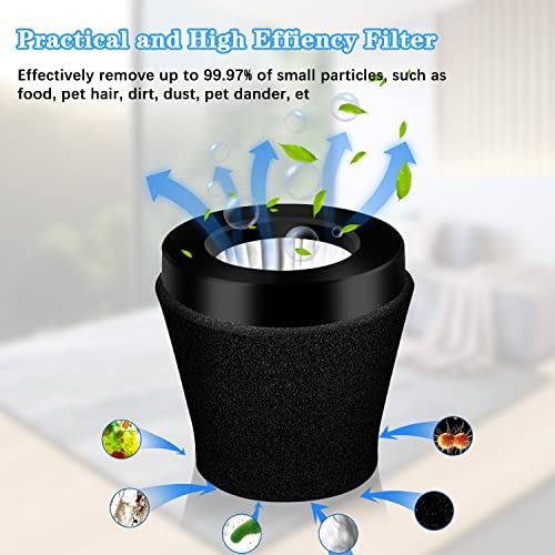 Leadaybetter 4 Pack Replacement Filter For Dirt Devil Scorpion Handheld Vacuum Cleaner Models F117 Sd20005Red, Sd30025B & Bd22025, Compare To Parts Ad40117 #TOP5