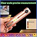 Adjustable Positioning Marking Protractor Tool, Multifunctional Depth Measuring Ruler with Angle Marking 15°-90°, Level & Fixed Point Marking, Angle Finder Woodworking Ruler
