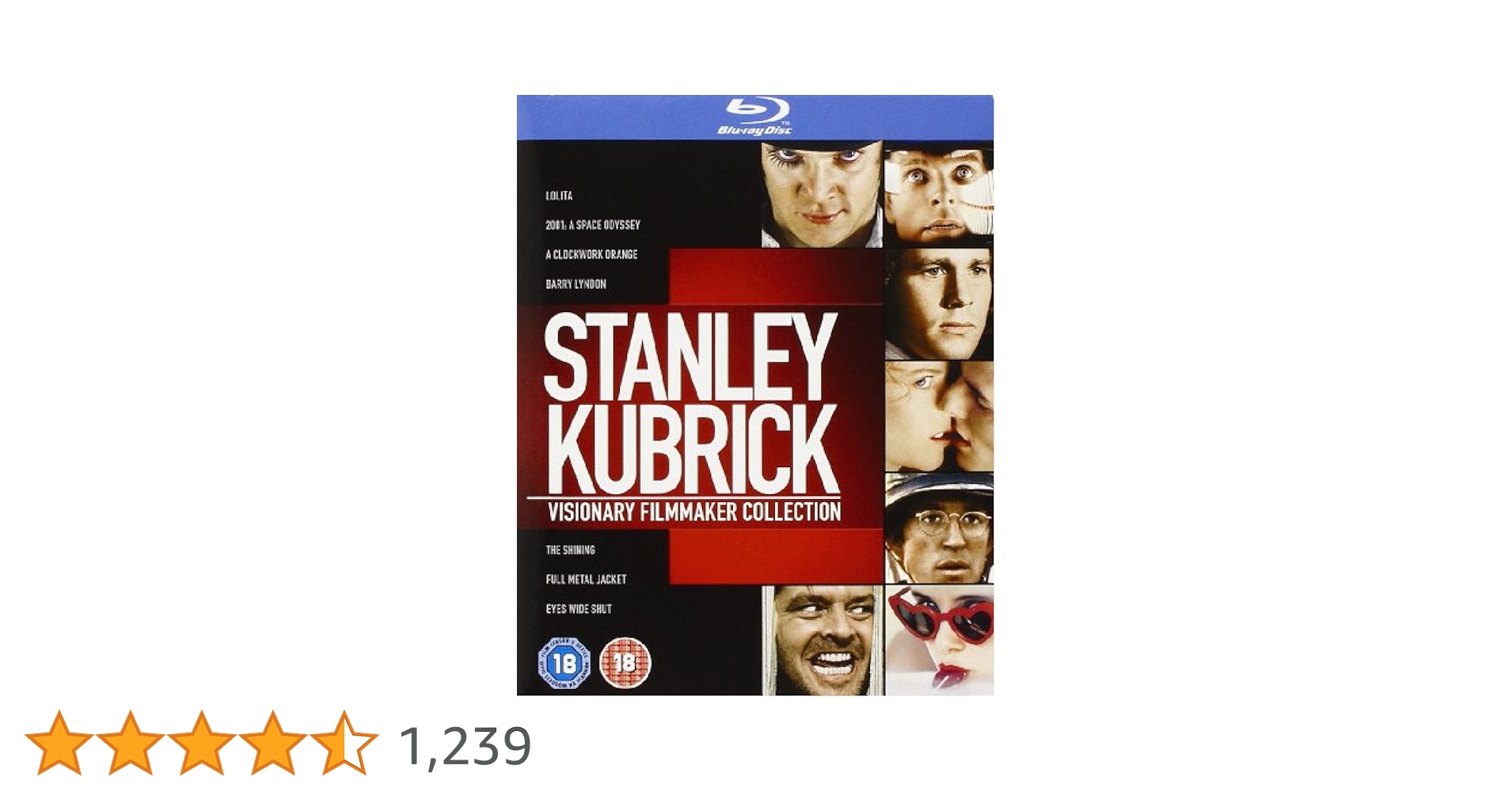 非情の罠 スタンリー・キューブリック Blu-ray スタンリー