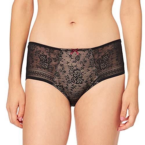 Anita Damen fleur taillelip Taillenslip, Schwarz - Schwarz, 46 EU
