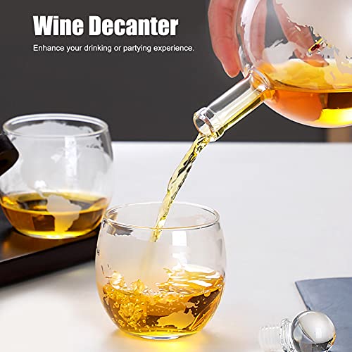 Whiskykaraf, glazen karaf Toepassingsgebied Borosilicaatglasmateriaal voor als cadeau of verzamelobject - Afbeelding 6