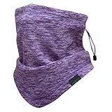 LongLong Neck Warmer Gaiter- Winter Thicken Soft Elastic Fleece Skiing Face Scarf Mask