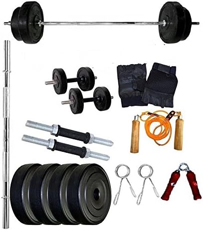 WOLPHY Home Gym Set with 3 FEET Straight Rod