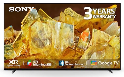 Sony Bravia 189 cm (75 inches) XR Series 4K Ultra HD Smart Full Array LED Google TV XR-75X90L (Black)