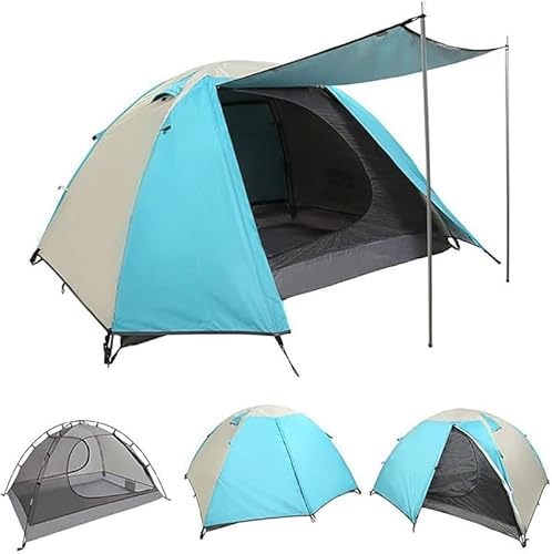 Rutexc 二重層アウトドアテント 防雨・防風 超軽量 ハンドテント 1?2人用 キャンプ・ピクニック・釣り・ビーチ用