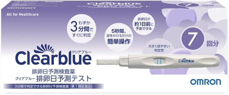 市場 第1類医薬品 オムロン クリアブルー 排卵日予測検査薬
