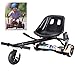 WYJW Fixation de Cadre de gokart de siège Hoverkart réglable pour Scooter Auto-équilibré Réglable pour s'adapter à 6,5 8 10 Pouces Hoverboard La Longueur réglable Rend la Conduite beauc