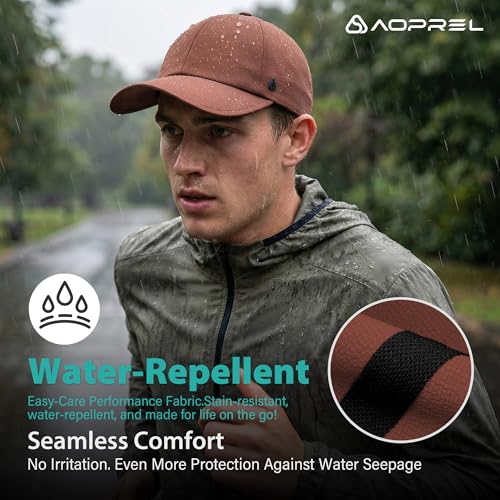 Image of AOPREL Cooling Running Hat for Men & Women Quick-Dry Breathable Performance Hat Lightweight UPF 50+ Unstructured Baseball Cap