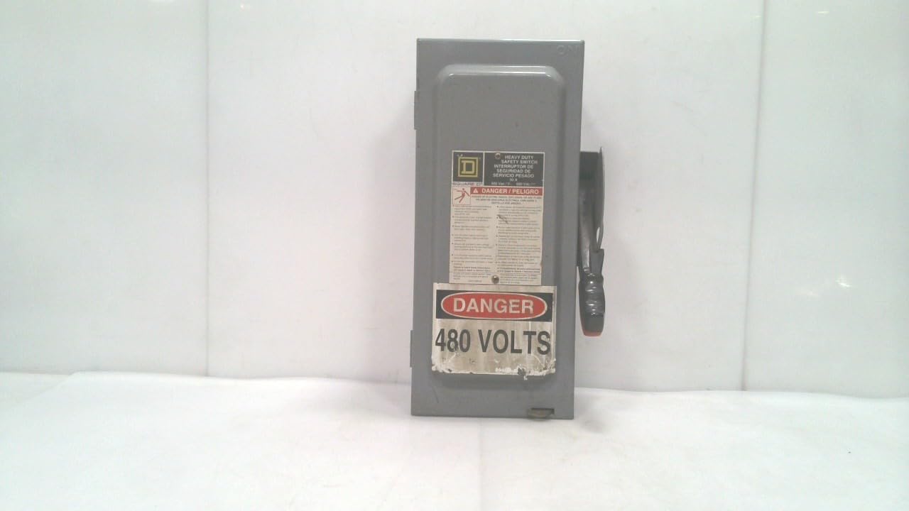 SQUARE D H361 N 30A 600V 3PH Fused NEMA 1 New