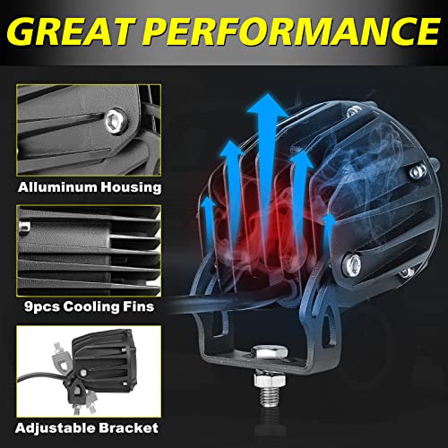 Image of 3.5 Inch Round Fog Lights 5000LM Combo Round LED Offroad Lights