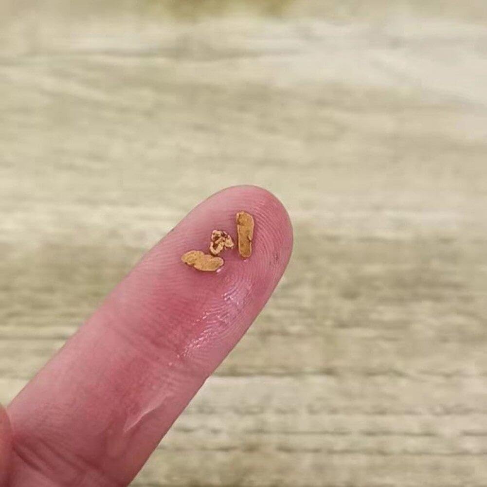 Goldwaschpfanne Kunststoffnugget Bergbau Baggerarbeiten Prospektion Goldwaschanlage manuelle Wäsche Goldwaschausrüstung Goldwaschwerkzeug
