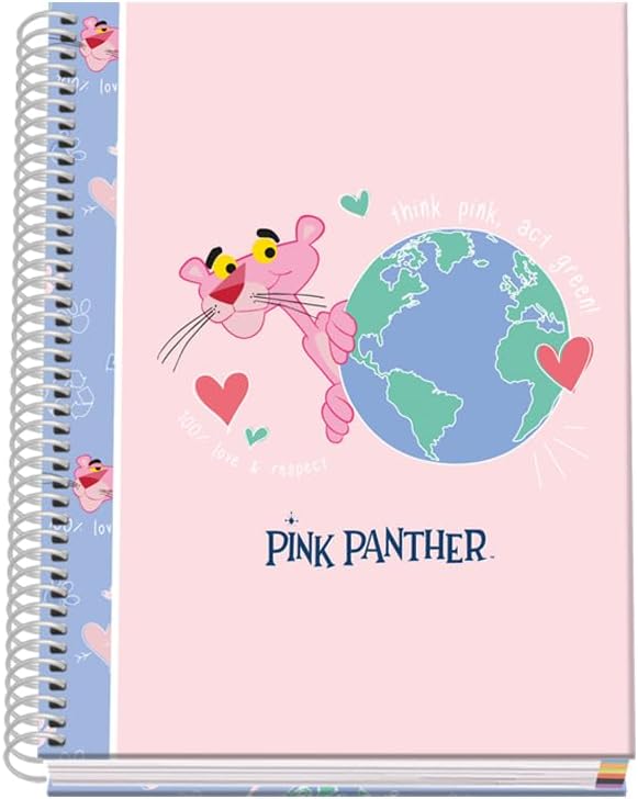 DOHE - A5 Squared Notebook - Spiral Binding, 100 Sheets of 90 g/m², 5 mm Square, Hardcover, Playmobil Core, School Supplies - Blue