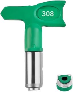 308 Fine Finish Low Pressure Airless Spray Tip, Pattern Size 6 in to 8 in
