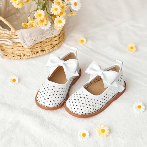 Image of Flaryzone Toddler Little Girl Mary Jane School Uniform Oxfords Flat Dress Shoes