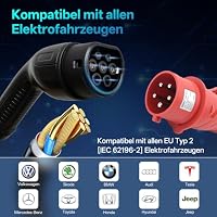 KUKO Wallbox 11kW mit APP(WLAN/Bluetooth) OCPP, Typ 2 EV Ladegerät, 3-Phasen Smart Ladestation für Zuhause mit Stromzähler & RFID, 7,5m Ladekabel, 16A 400V AC Laden für BEV/PHEV, TÜV & CE, IP55 Schutz – Ansicht 5