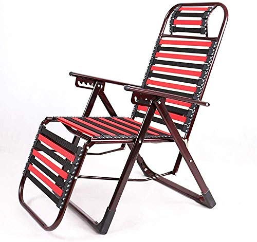 Chaise longue de patio pliante et inclinable pour pause déjeuner - 2